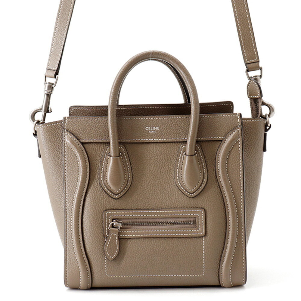 Celine handbag, Luggage Nano Shopper 189243, CELINE 2-way shoulder bag,